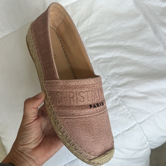 Christian Dior Rose Granville Espadrilles - Picture 6 of 13
